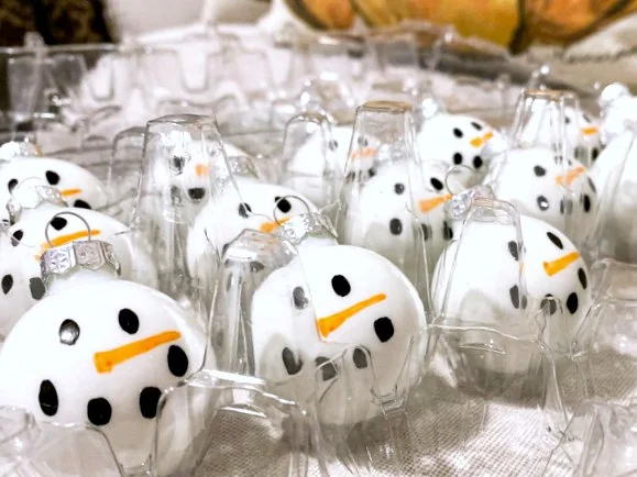 Easy to Make DIY Snowman Ornaments for Christmas