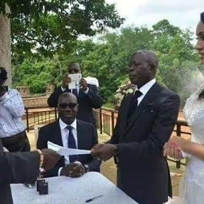Throwback Photos That Proves Godwin Obaseki Was Oshiomole’s Bestman At His Wedding