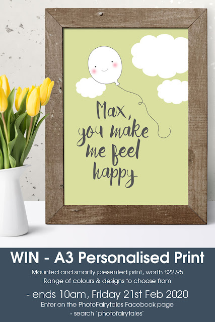 Win an A3 Personalised Print from PhotoFairytales