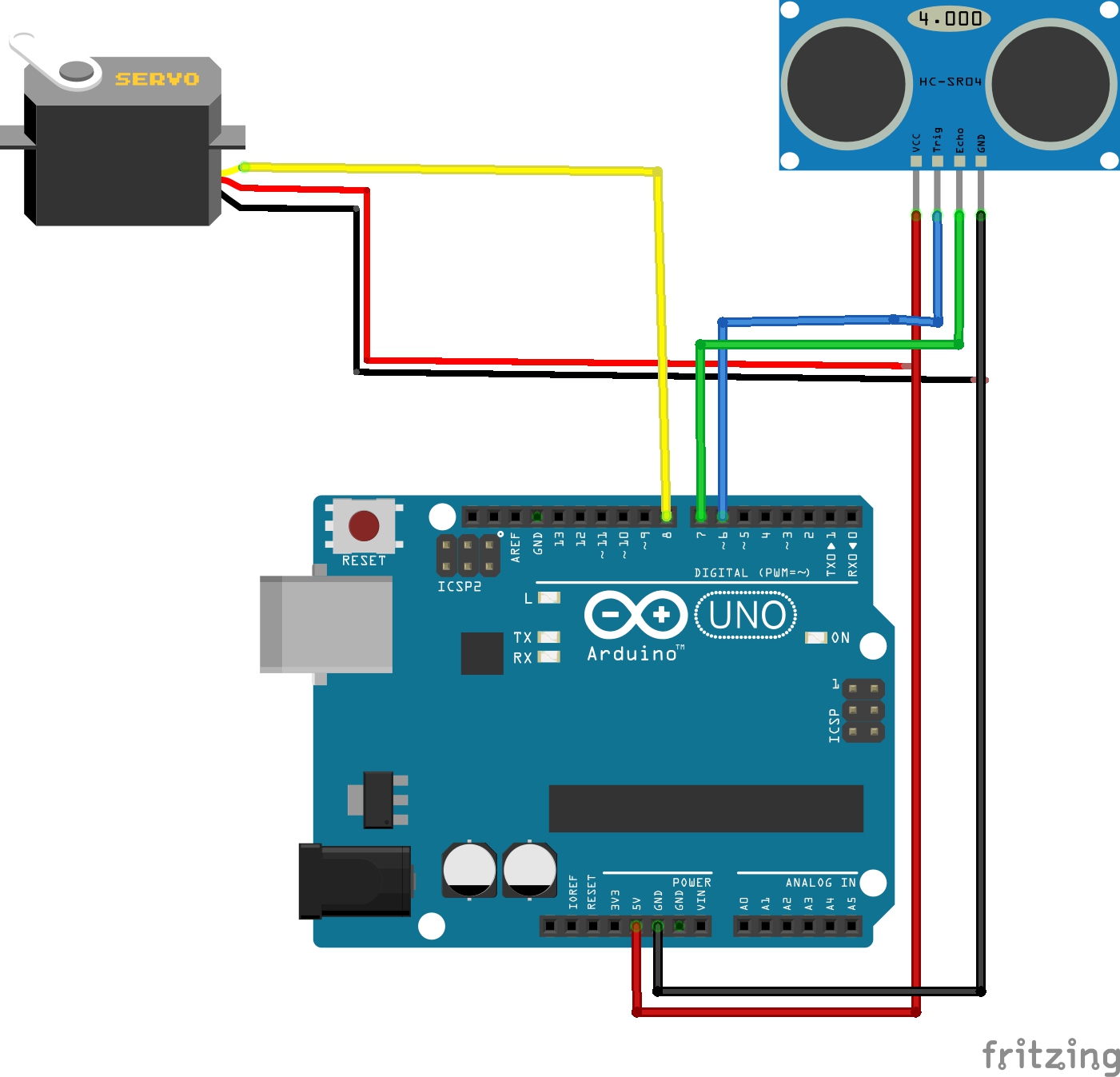 Smart dusbin using arduino