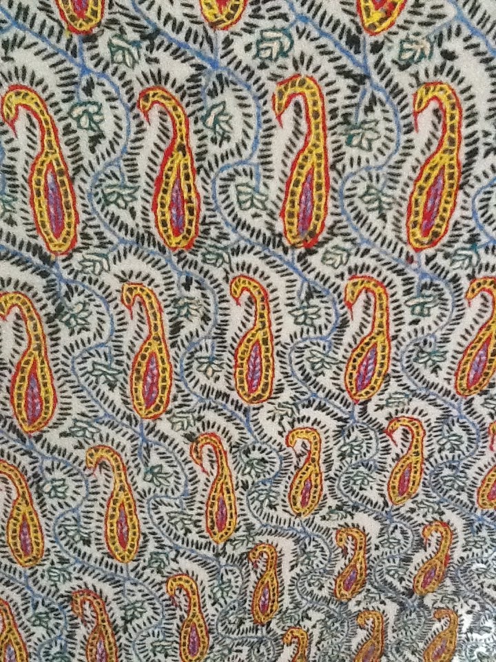 Mementos and Artifacts Indian Textiles DoubleSided Embroidery