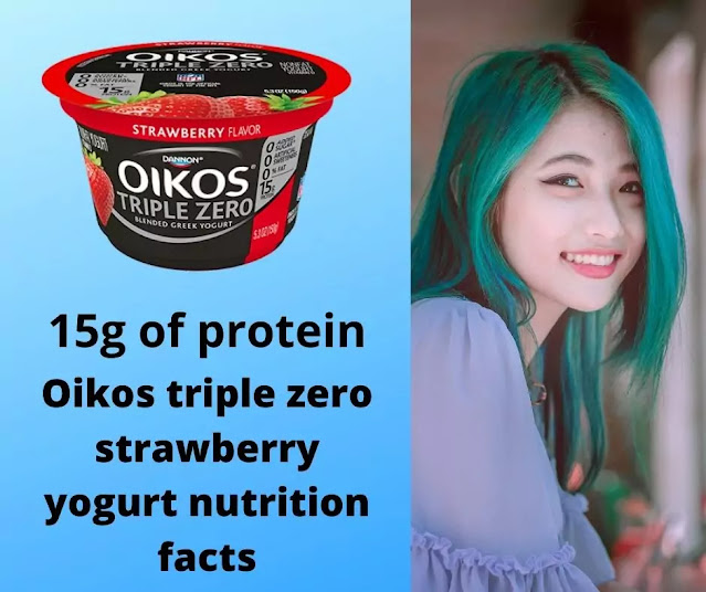 Oikos Triple Zero Strawberry Yogurt Nutrition Facts