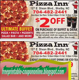 Printable Coupons 2018: Pizza Inn Coupons