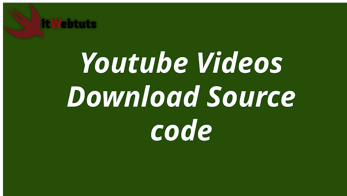 Youtube Videos Download Source code