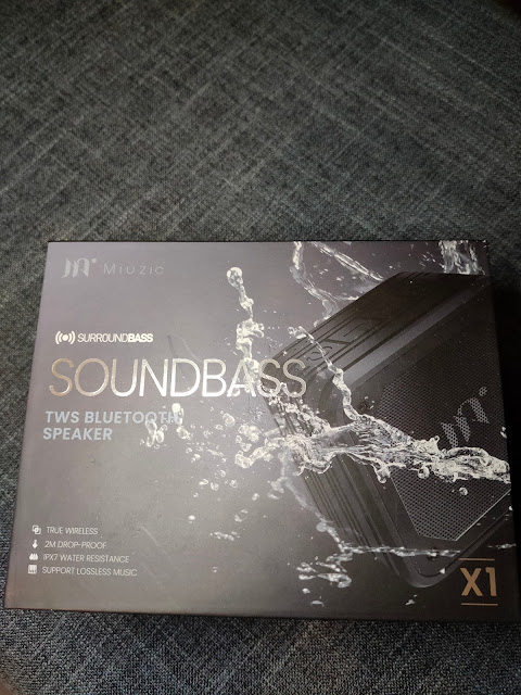 Miuzic 沐音 SoundBass X1 三維重低音藍芽喇叭, IPX7, 20W高功率