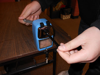 Quiet Pencil Sharpener for Teachers www.hungergameslessons.com