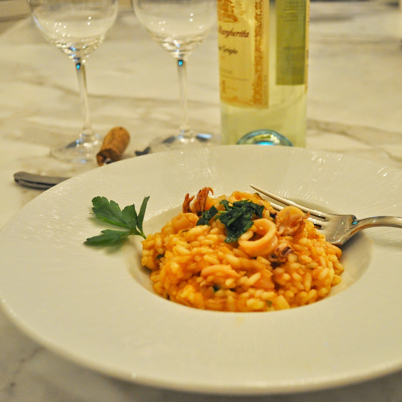 Cooking with Manuela Risotto with Calamari