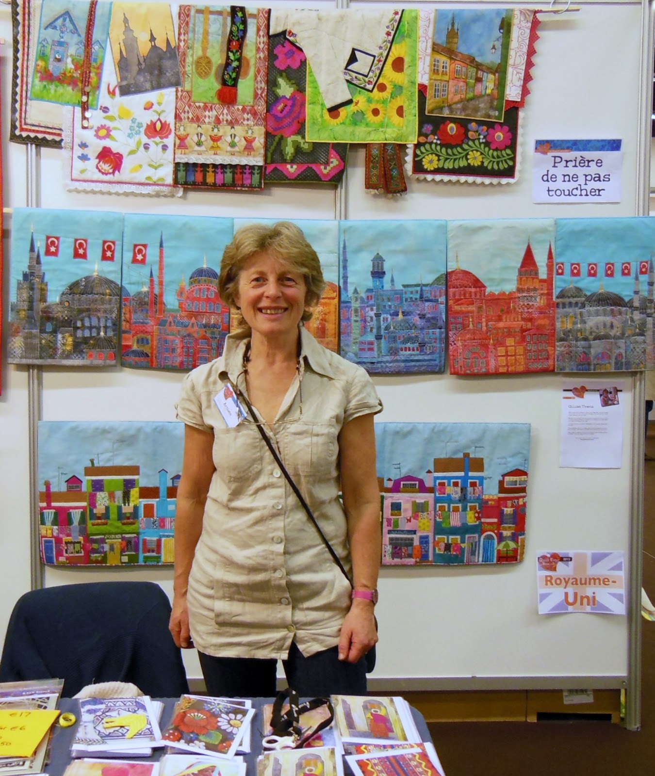 Chantal Guillermet Dernières nouvelles de Quilt Expo en Beaujolais