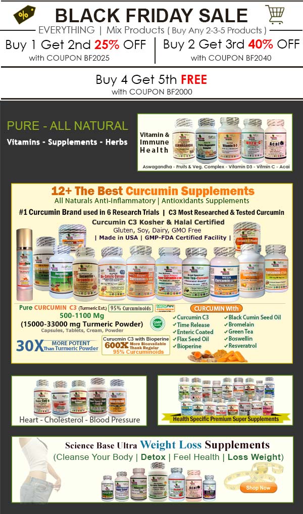 Black Friday 2020 Deals Vitamins & Supplements