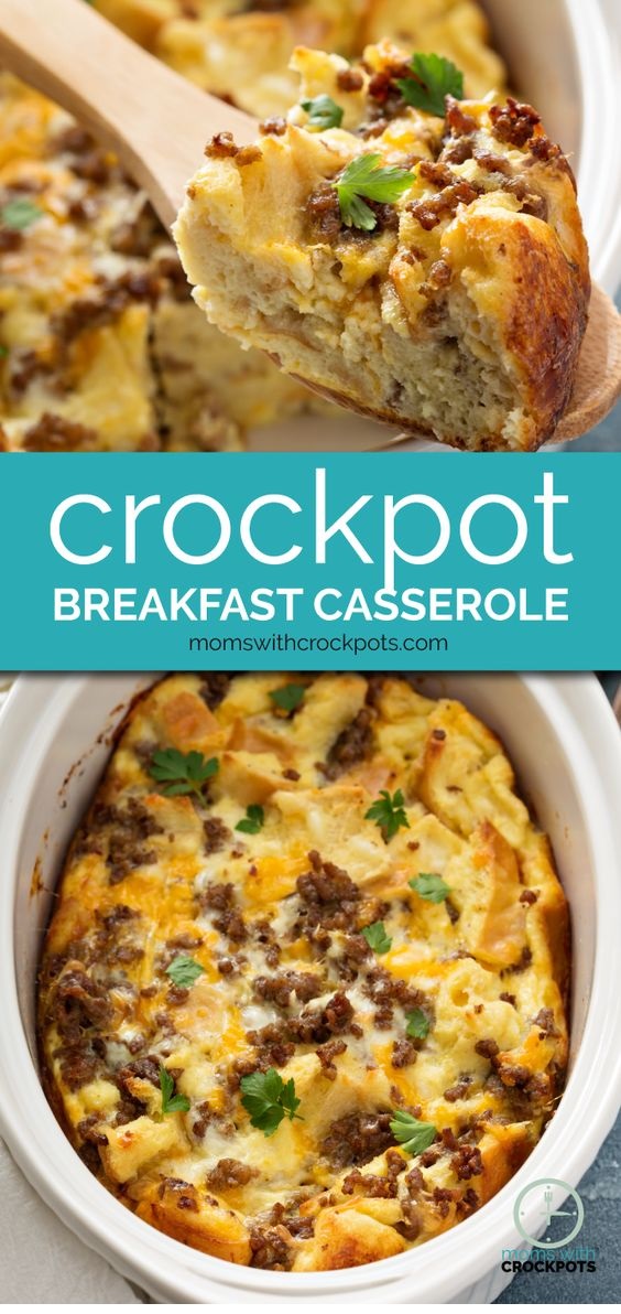 Crockpot | Crockpot Breakfast Casserole | Food Recipes - Need Taste