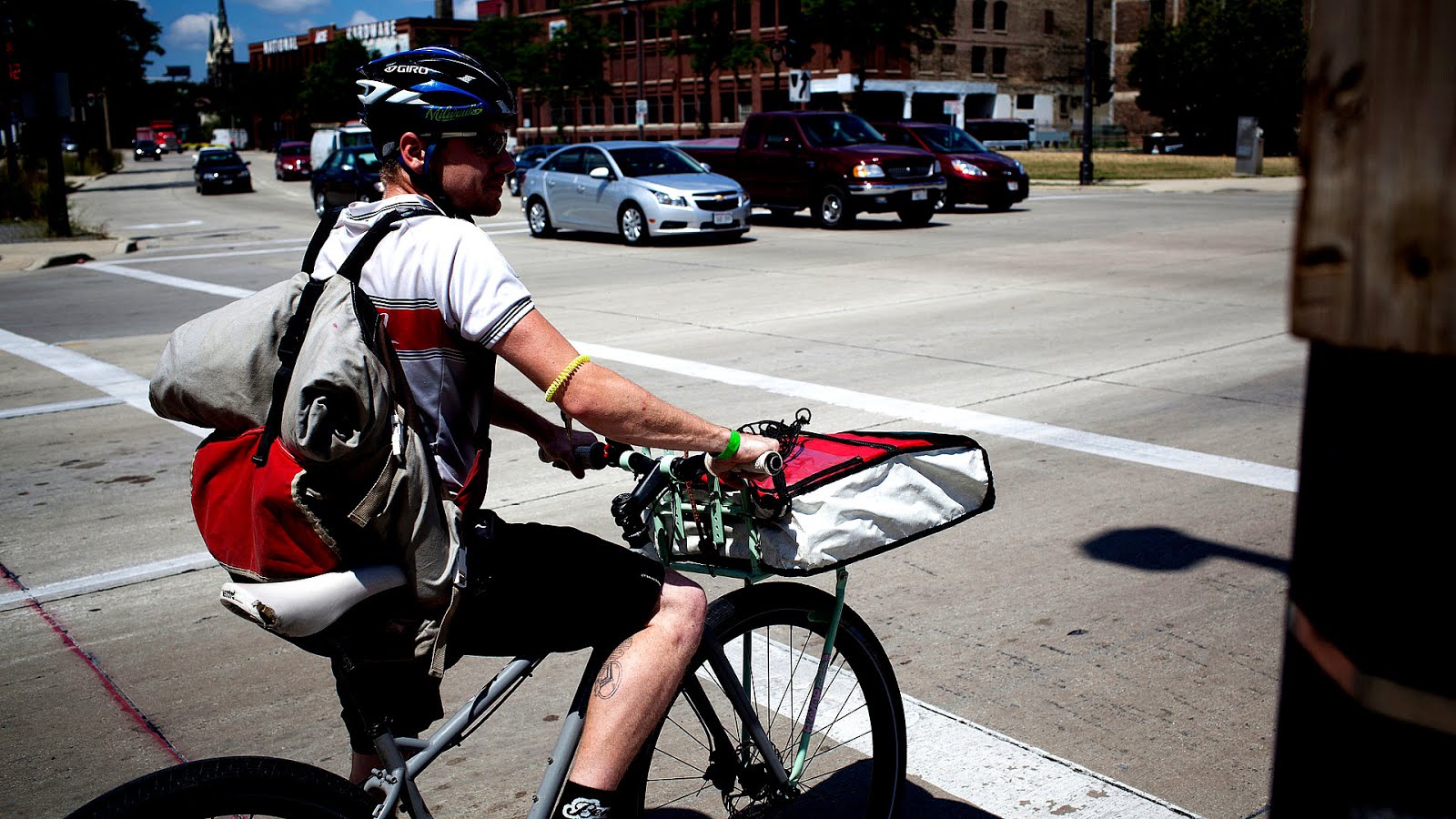 mountain bike courier