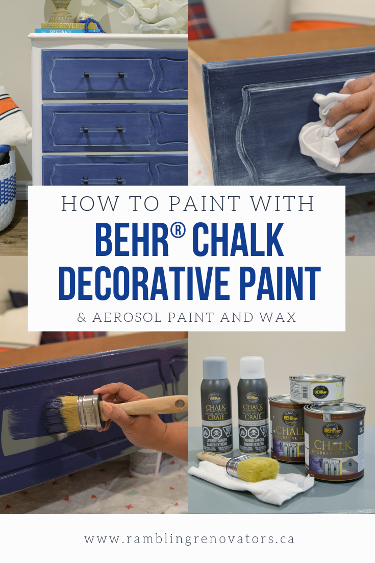 How To Paint Furniture with BEHR® Chalk Decorative Paint Rambling
