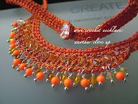 Swarovski Neon - Wire Crochet Necklace