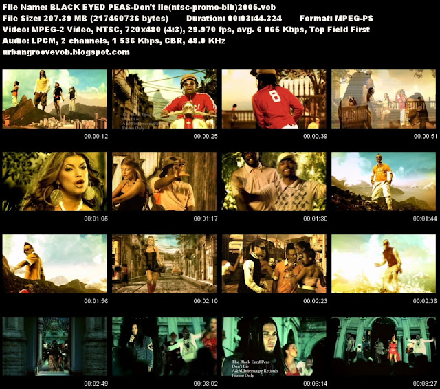 Urban Groove Vob Collection The Black Eyed Peas Don't Lie (2005)
