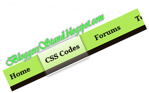 Semi Opaque Style CSS3 Navigation Menu Bar for blogger