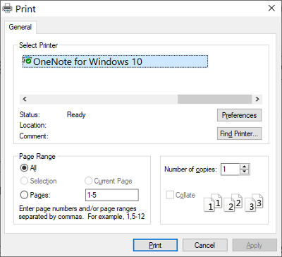 Imprimir configuración de cromo de acceso directo