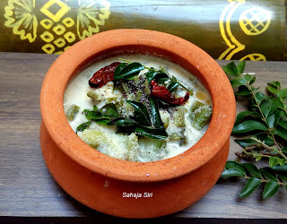 Vegetable side dish with Cumin flavored Coconut Gravy