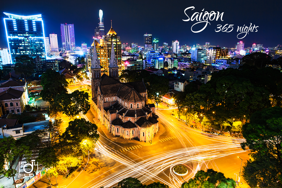 Ho Chi Minh city from above at night Vietnam Information Discover the beauty of Vietnam