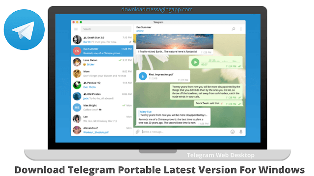Download Telegram Portable Latest Version 4.3.0.1 For Windows
