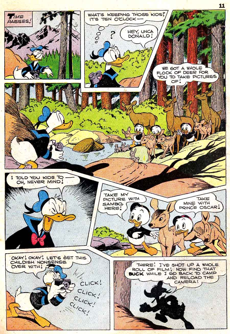 Vacation Parade v1 #1 dell donald duck comic book page art by Carl Barks