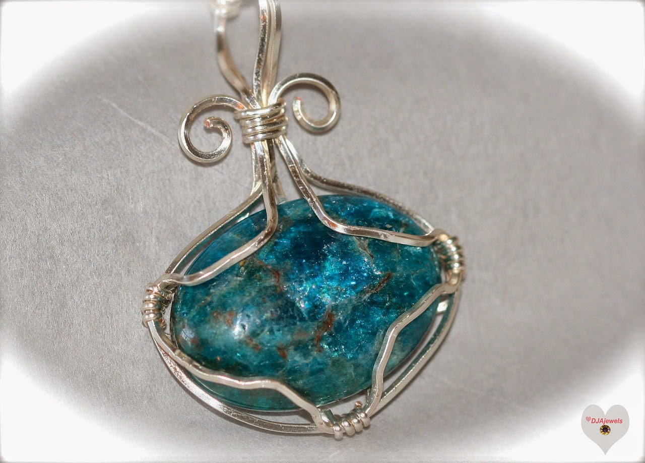 Irene Helms Designs WireWrapped Gemstone Pendants