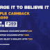 Jio Triple Cash Back OFFER Worth Rs 2599