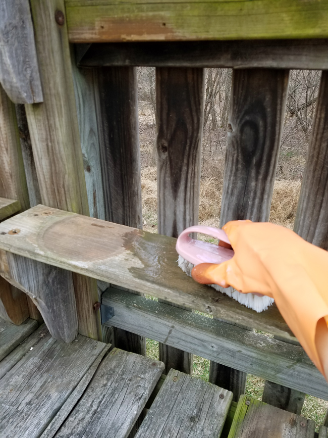 Potting Bench Makeover Remodelando la Casa