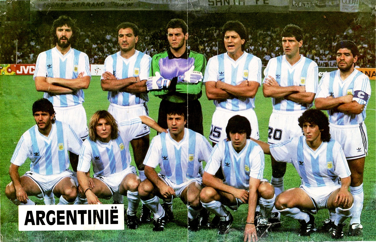SELECCIÓN DE ARGENTINA contra Rumanía 18/06/1990