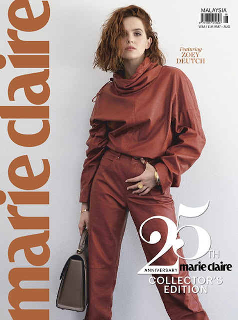 Zoey Deutch Clicked For Marie Claire Magazine, Malaysia August 2019