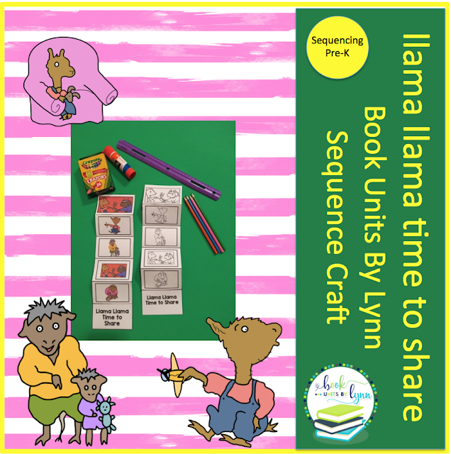 llama llama time to share Book Units by Lynn