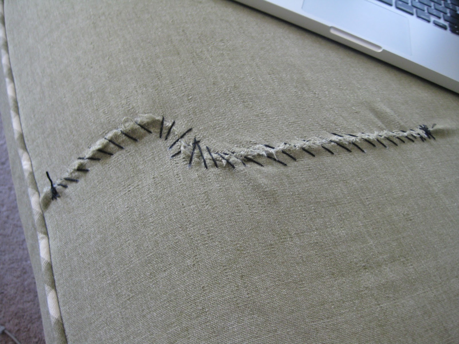 cereal party: Tutorial: Patching a couch