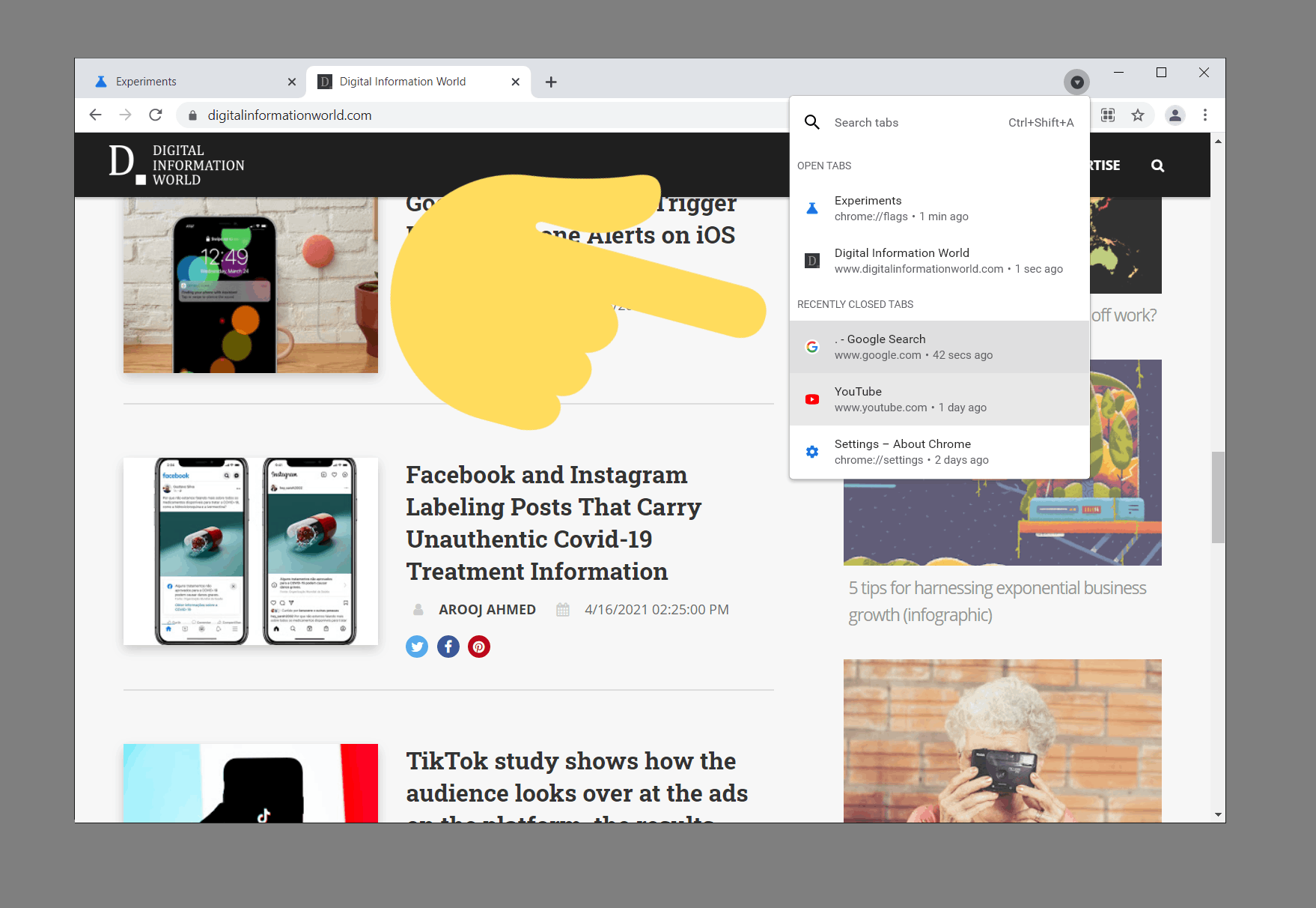 Google Chrome’s new update is making it super easy for you to reopen