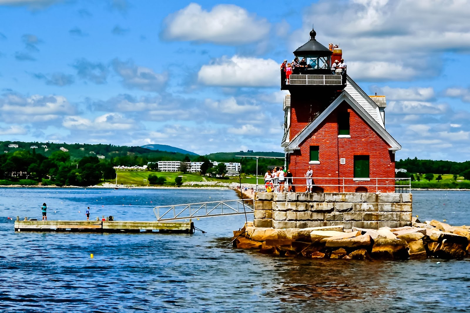 Maine Lighthouses and Beyond Rockland Breakwater Lighthouse