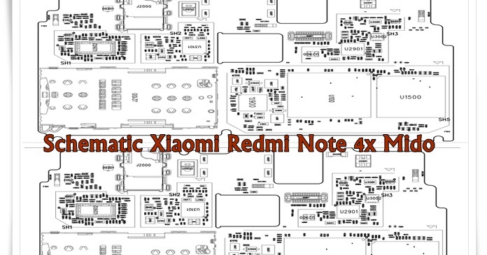 Схема нижней платы redmi note