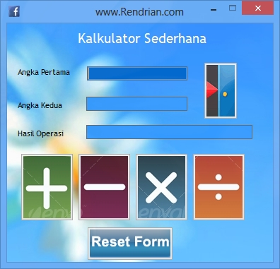 Saling Berbagi: Tutorial Membuat Kalkulator Sederhana Dengan Visual ...