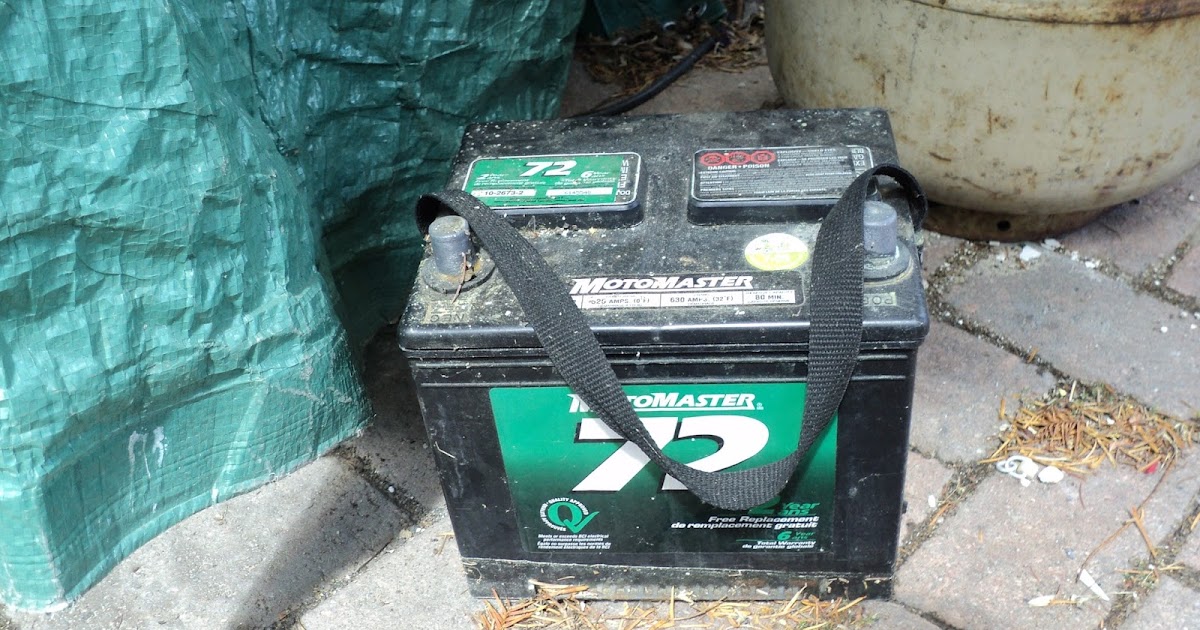 The Whole Garage Catalogue A 12 Volt Car Battery