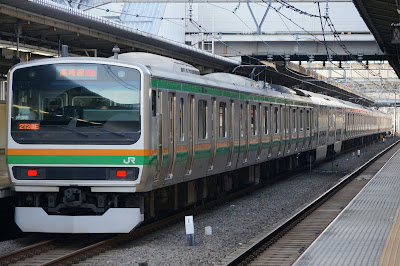 池袋駅を発車する湘南新宿ラインE231系1000番台