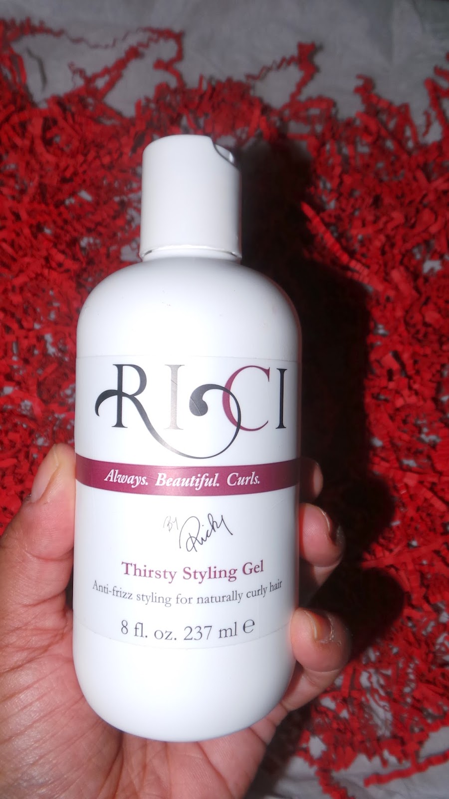 RICI Thirsty Styling Gel (15 8 oz. / 25 16 oz) Designed to seal the