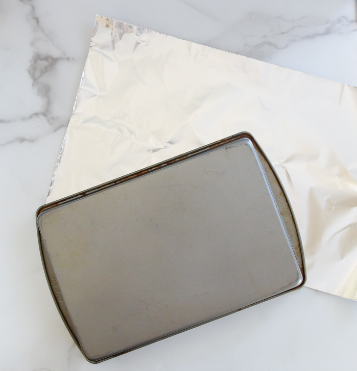 Baking Hack How and Why to Line a Baking Pan with Foil Bake at 350°