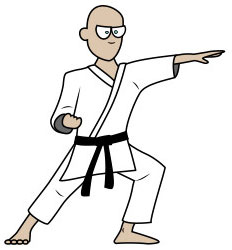 Langkah 8. Super Simpel Menggambar Karateka Langkah 8. Super Simpel Menggambar Karateka
