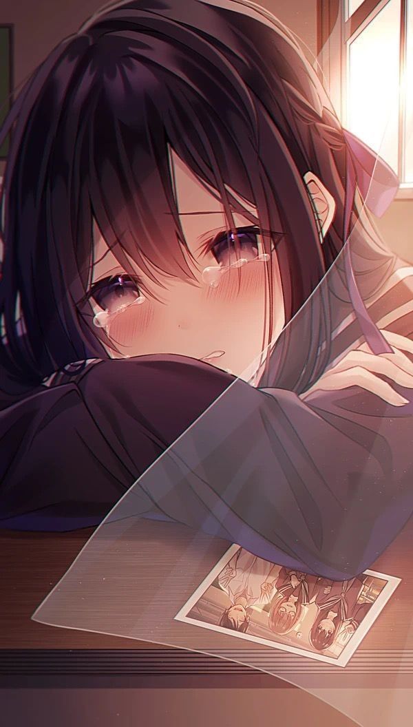 Gambar Anime Girl Sad