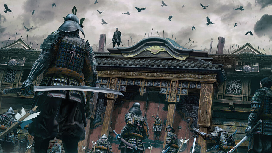 #8.1400, Samurai, Warriors, Castle, Battle, Fantasy, 4K Wallpaper PC