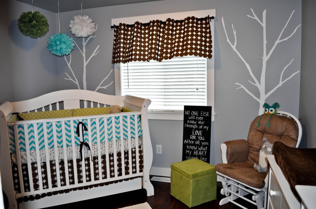 Custom Nursery Art by Kimberly: Modern Gender Neutral Nursery Ideas