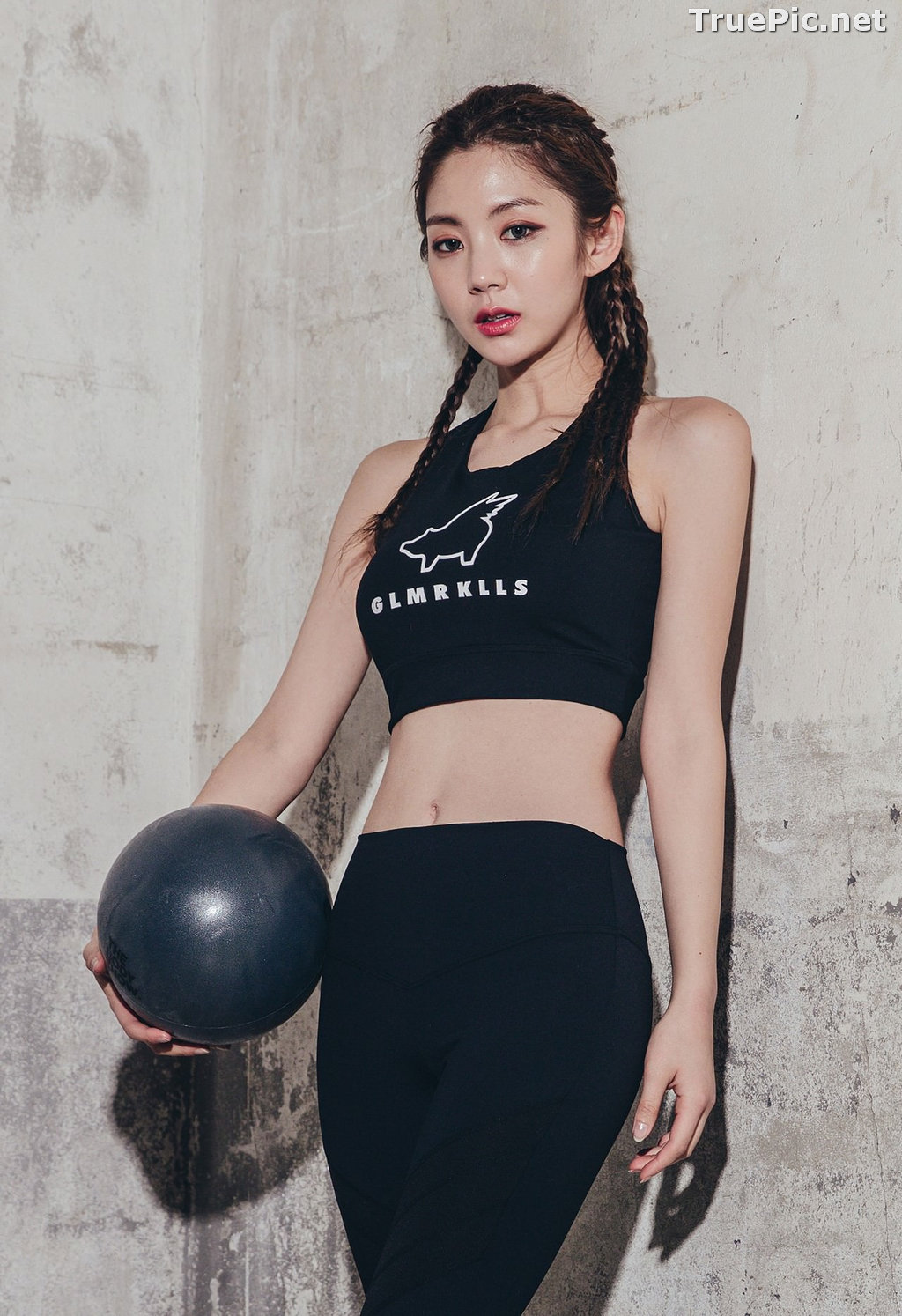 Image Korean Fashion Model - Lee Chae Eun - Fitness Set Collection #1 - TruePic.net - Picture-57