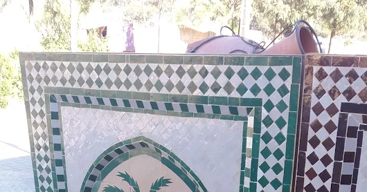 Fontaines Marocain En Zellige Traditionnel Du Fes 2018
