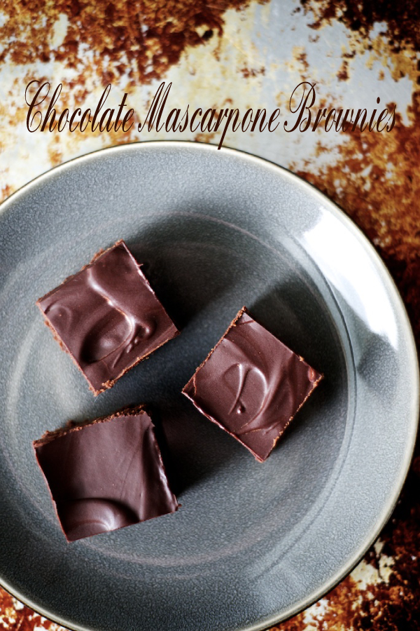 Schokoladen Mascarpone Brownies — Rezepte Suchen