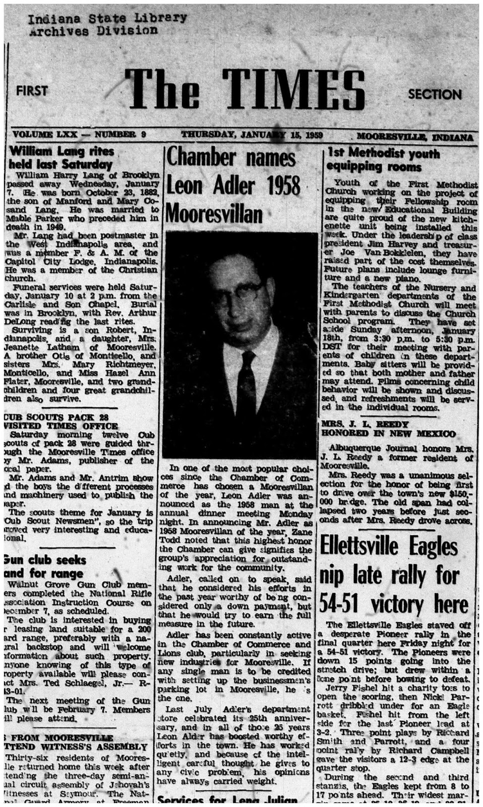 Mooresville (Indiana) Local History Treasure Trove Mooresville's Movie