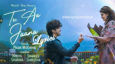 Tu Aa Jaana Lyrics in Hindi - Palak Muchhal तू आ जाना Latest Hindi Song 2020