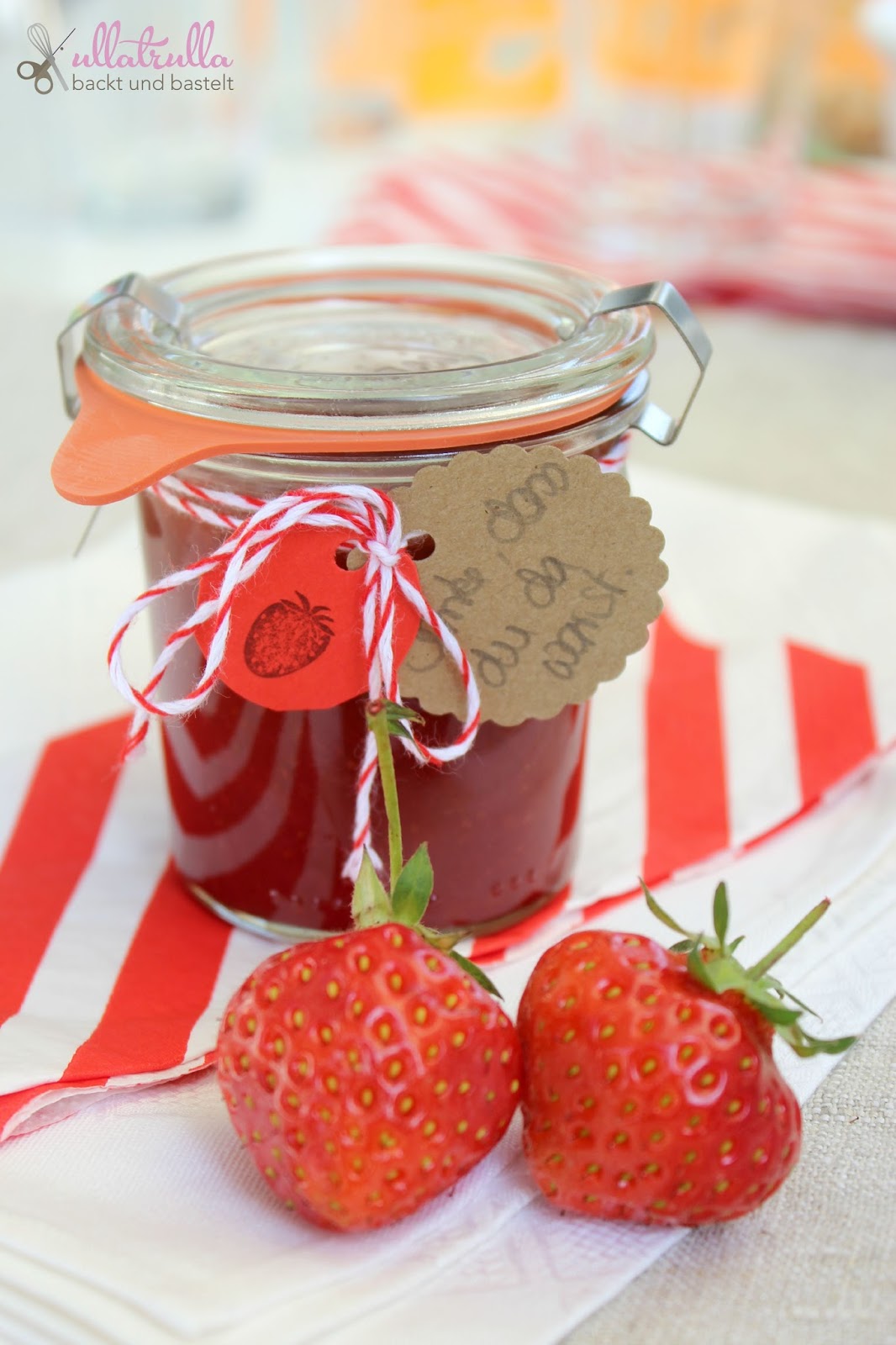 ullatrulla backt und bastelt: Erdbeermarmelade | Rezept von meiner