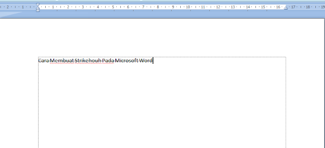 Cara Menggunakan Strikethough Pada Microsoft Word - Media ...